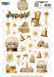 Berrie's Beauties Glowing Christmas 3D-kuvat Small Elements, leikattava