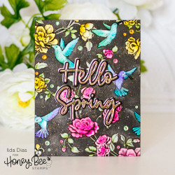 Honey Bee Stamps 3D kohokuviointikansio Chinoiserie