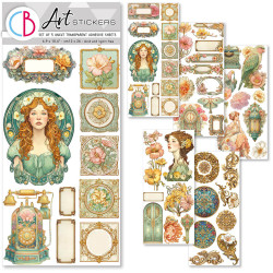 Ciao Bella Transparent Adhesive tarra-arkit, Artemis
