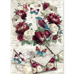 Ciao Bella riisipaperit Bohemian Burgundy, A5