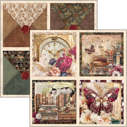 Ciao Bella Patterns Pad paperipakkaus Book Lovers, 12