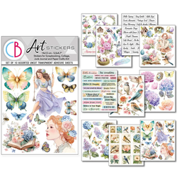 Ciao Bella Mixed Media Stickers tarra-arkit, Daydreams
