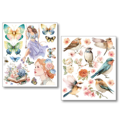 Ciao Bella Mixed Media Stickers tarra-arkit, Daydreams