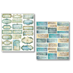 Ciao Bella Mixed Media Stickers tarra-arkit, Edge Of The Ocean