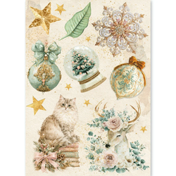 Ciao Bella riisipaperit Golden Winter, A5
