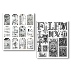 Ciao Bella Mixed Media Stickers tarra-arkit, Lithographs
