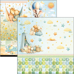 Ciao Bella Patterns Pad paperipakkaus Lunibloom, 12