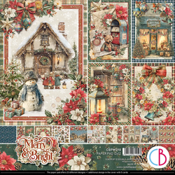 Ciao Bella paperipakkaus Merry & Bright, 12