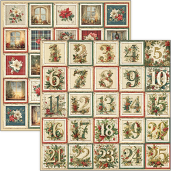 Ciao Bella Patterns Pad paperipakkaus Merry & Bright, 12