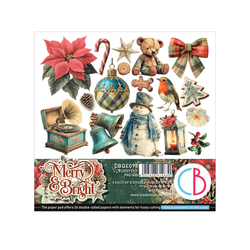 Ciao Bella paperipakkaus Merry & Bright Fuzzy Cut, 6