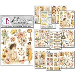 Ciao Bella Mixed Media Stickers tarra-arkit, Reminder