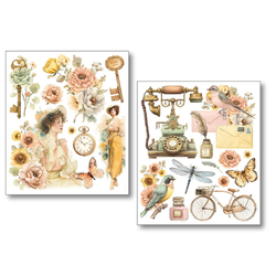 Ciao Bella Mixed Media Stickers tarra-arkit, Reminder