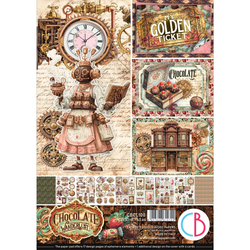 Ciao Bella Creative Pad paperipakkaus The Chocolate Wanderlust, A4