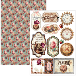 Ciao Bella Creative Pad paperipakkaus The Chocolate Wanderlust, A4