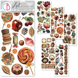 Ciao Bella Transparent Adhesive tarra-arkit, The Chocolate Wanderlust