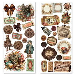 Ciao Bella Transparent Adhesive tarra-arkit, The Chocolate Wanderlust