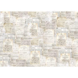 Ciao Bella Tissue -paperi Vintage Music Sheet