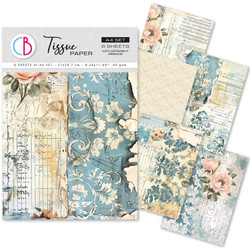Ciao Bella Tissue -paperi A4, French Blue
