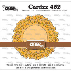 Crealies stanssi Confetti Stars