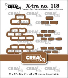 Crealies Large Brickwall -stanssi
