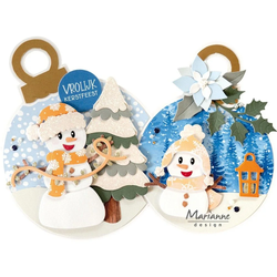 Marianne Design stanssi Happy Snowmen