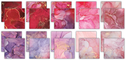 Craft Consortium paperipakkaus Rose 2, 12