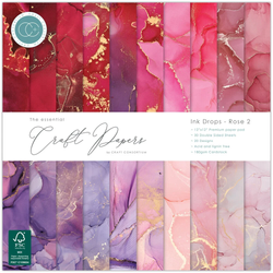 Craft Consortium paperipakkaus Rose 2, 12