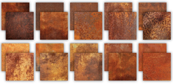 Craft Consortium Rust Textures -paperipakkaus 6