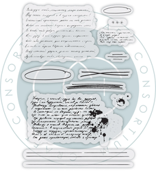 Craft Consortium leimasin Handwritting