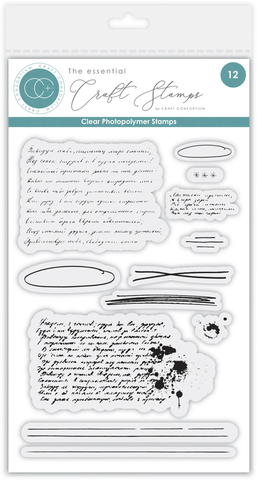 Craft Consortium leimasin Handwritting
