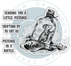 Craft Consortium leimasin Oliver's Adventures, Message in Bottle