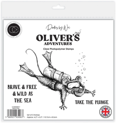 Craft Consortium leimasin Oliver's Adventures, Brave & Free