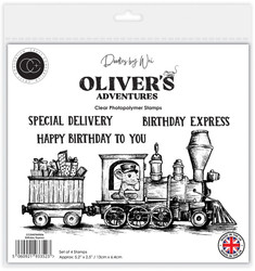 Craft Consortium leimasin Oliver's Adventures, Birthday Express