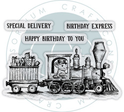 Craft Consortium leimasin Oliver's Adventures, Birthday Express