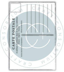 Craft Consortium leimasin The Collector, Postcard