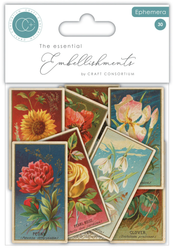 Craft Consortium Ephemera leikekuvat The Collector, Flowers