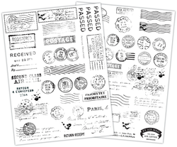 Craft Consortium Rub-on -siirtokuvat The Collector, Postage