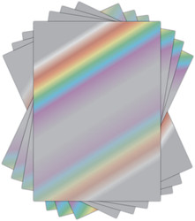 Craft Consortium Mirror Card -peilikartonki, sävy Holographic, 10 arkkia