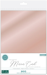Craft Consortium Mirror Card -peilikartonki, sävy Rose Gold, 10 arkkia