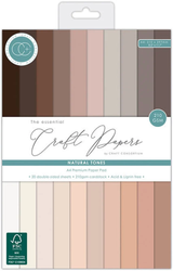 Craft Consortium kartonkipakkaus, A4, Natural Tones