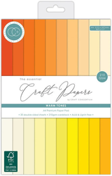 Craft Consortium kartonkipakkaus, A4, Warm Tones