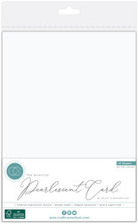  Craft Consortium Pearlescent -helmiäiskartonki, A4, Pearl White 