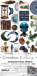 Craft O'clock paperipakkaus Creative Extras Mix, Supernatural World, 6