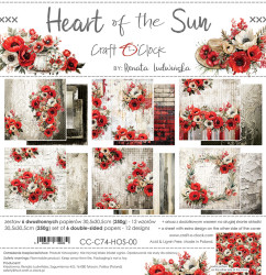 Craft O'clock paperipakkaus Heart of the Sun, 12