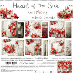 Craft O'clock paperipakkaus Heart of the Sun, 8