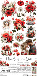 Craft O'clock paperipakkaus Heart of the Sun, Flowers & More, 6