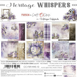 Craft O'clock paperipakkaus Heritage Whispers, 6