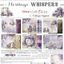 Craft O'clock paperipakkaus Heritage Whispers, 8