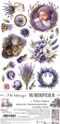 Craft O'clock paperipakkaus Heritage Whispers, Flowers & More, 6