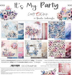 Craft O'clock paperipakkaus It's My Party, 12